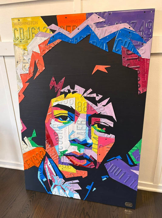 Jimi Hendrix Portrait Handmade Original