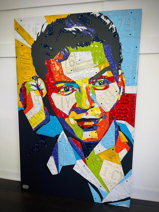 Young Frank Sinatra Portrait Handmade Original