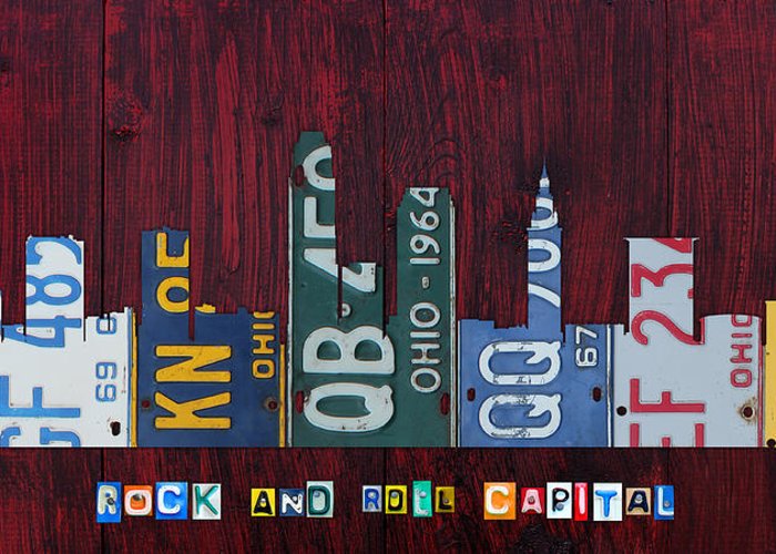 License Plate Art City Skylines - Custom Order