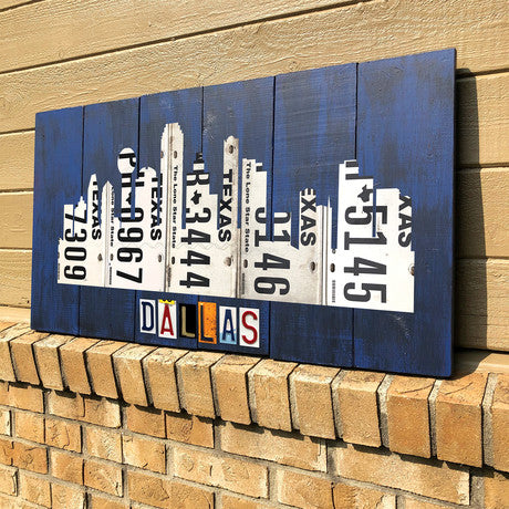 License Plate Art City Skylines - Custom Order