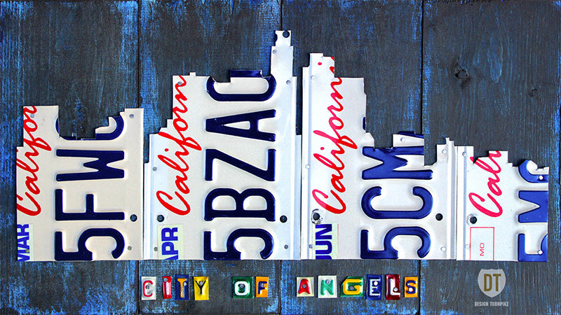 License Plate Art City Skylines - Custom Order
