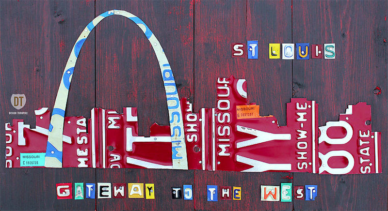 License Plate Art City Skylines - Custom Order