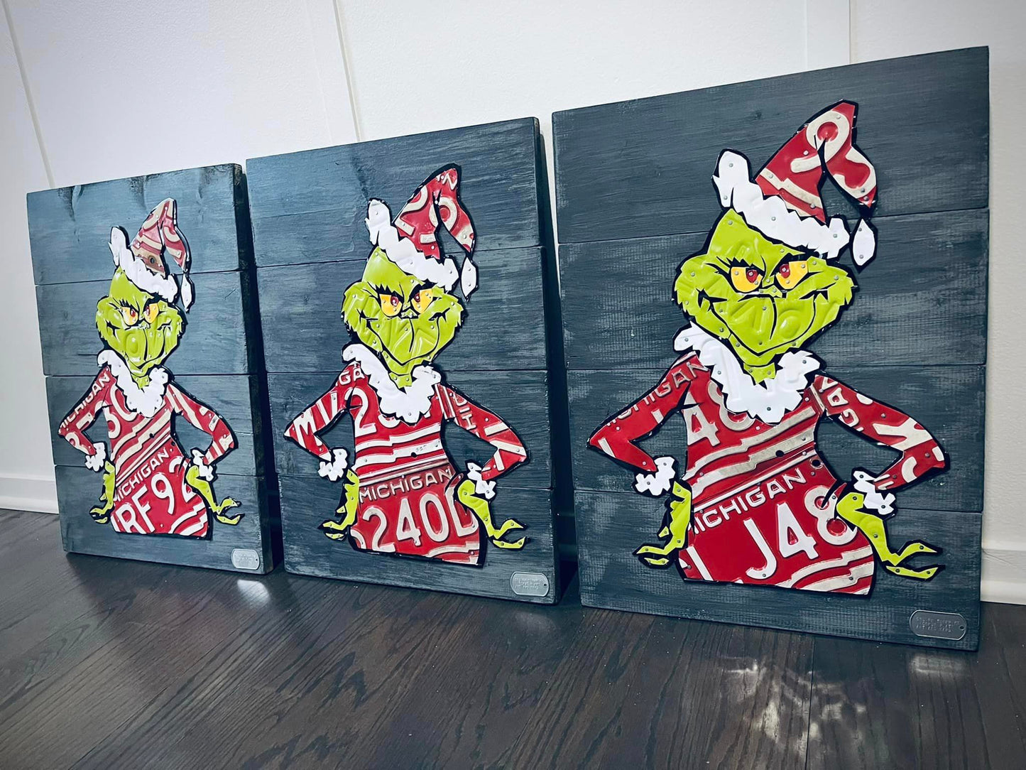 Grinch License Plate Artwork Series