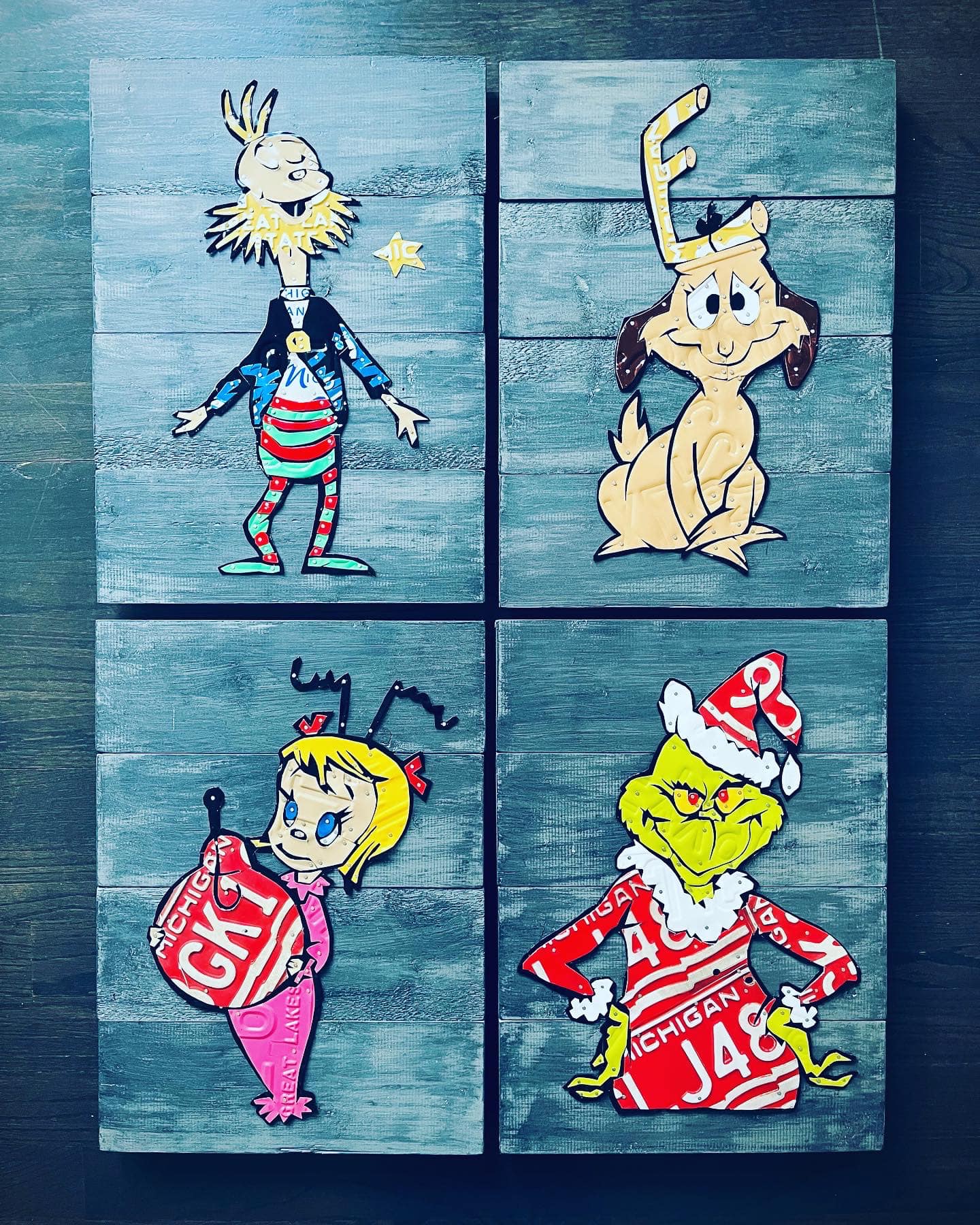 Grinch License Plate Artwork Series Design Turnpike LLC