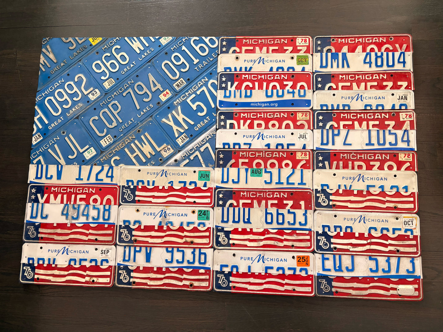USA 250 Limited Edition License Plate American Flag