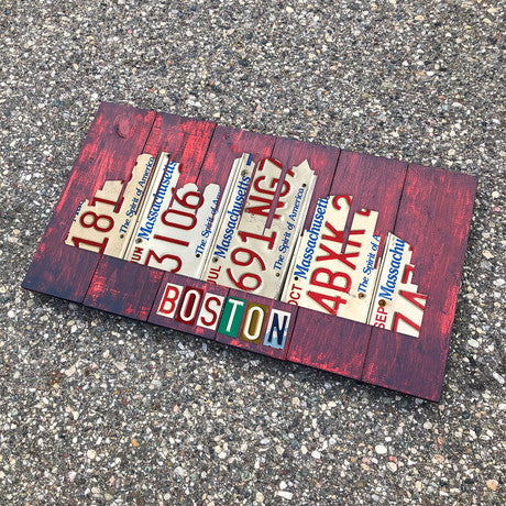 License Plate Art City Skylines - Custom Order